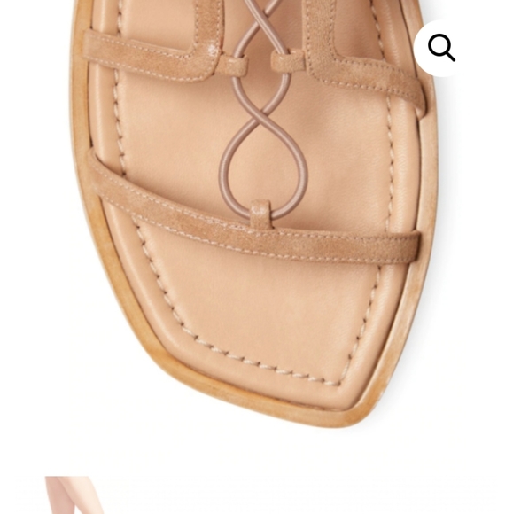 Stuart Weitzman Kora Lace-up Gladiator Sandals Tan -7 - Picture 6 of 9